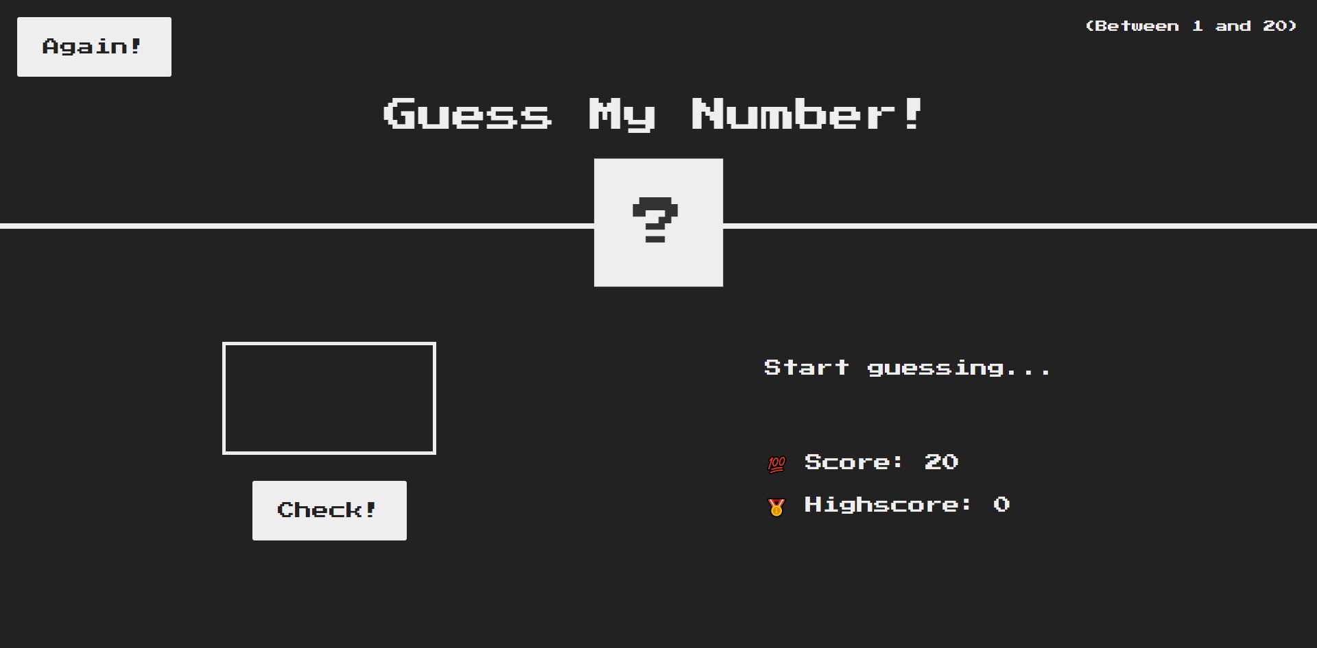 The Guess Game